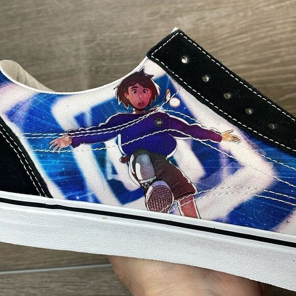 Vans Old Skool x Karl Jacob’s Dream Smp Men’s Sz 13 Black Suede Anime Sneakers